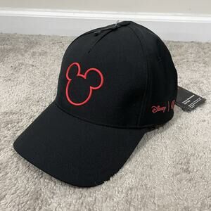 NEW Disney x Lululemon *Unisex Classic Structured Ball Cap Hat Black S/M Mickey